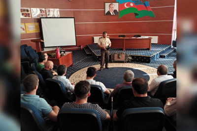 Mülki müdafiə mövzusunda kurs baş tutub