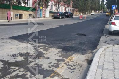 Bu ərazidə nəqliyyatın hərəkəti müvəqqəti olaraq məhdudlaşdırılıb