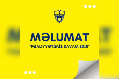 “Gəncə BK” fəaliyyəti ilə bağlı məlumat verib