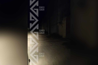 Hərbi şəhərcikdə işıqlandırma sistemi sıradan çıxıb