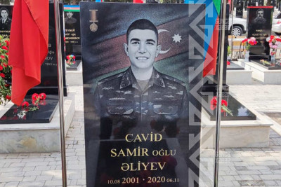 Şəhid Cavid Əliyevin mövlududur