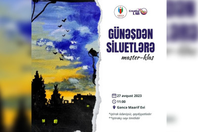 Gəncə Maarif Evində master-klas baş tutacaq