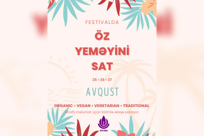 Gəncədə yemək yarmarkası təşkil olunacaq