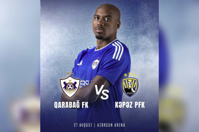 “Qarabağ” - “Kəpəz” qarşılaşması baş tutacaq