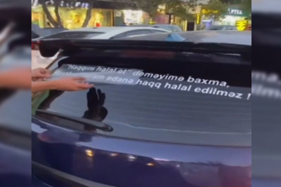 Avtomobillərin üzərindəki şəkillər digər sürücülərin narazılığına səbəb olur