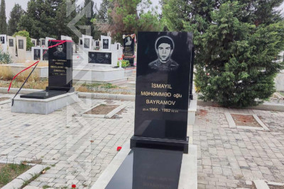 Şəhid İsmayıl Bayramovun mövlududur