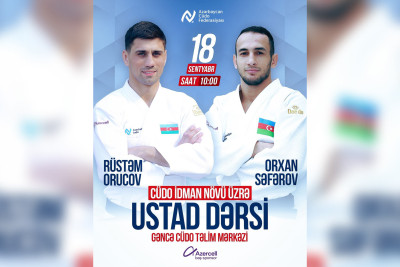 Peşəkar cüdoçular ustad dərsləri keçirəcəklər