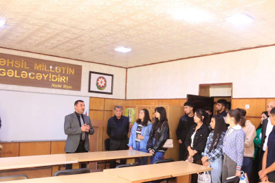 ATU-ya yeni qəbul olunmuş tələbələr universitetlə tanış olublar