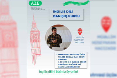 Gənclər Evində ingilis dili kursları keçiriləcək