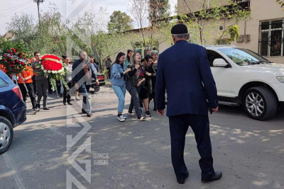 Cavad xan yurdu şəhid Orxan Əliyevlə vidalaşır