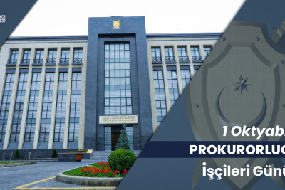 Oktyabrın 1-i prokurorluq işçiləri peşə bayramlarını qeyd edirlər