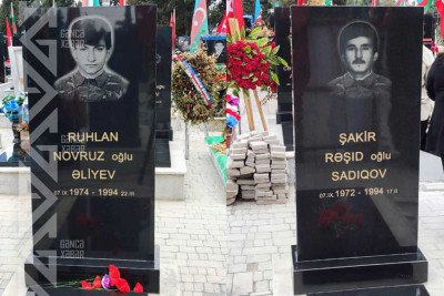 Şəhidlərimiz Şakir Sadıqov və Ruhlan Əliyevin mövlududur