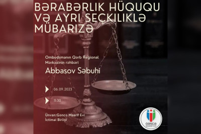 Ombudsmanın nümayəndəsi gənclər üçün seminar keçəcək