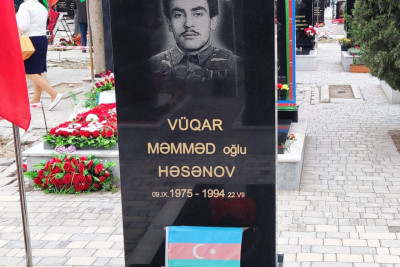 Şəhidimiz Vüqar Həsənovun mövlududur