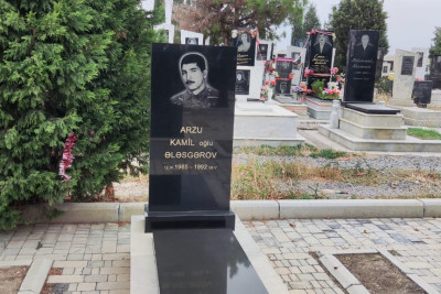 Şəhid Arzu Ələsgərovun mövlududur