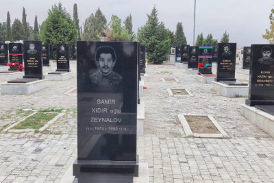 Şəhid Samir Zeynalovun mövlududur
