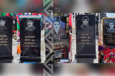 Beş şəhidimizin mövlududur