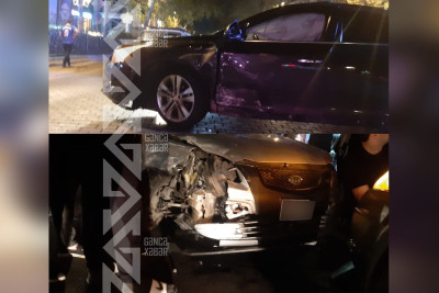 Qayda pozuntusu edən “Chevrolet” sürücüsü qəzaya səbəb olub