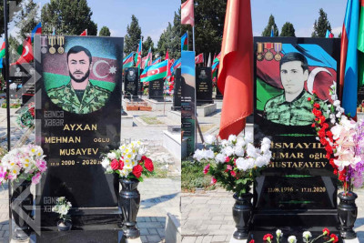 Şəhidlərimiz İsmayıl Mustafayev və Ayxan Musayevin mövlududur