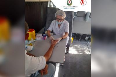 Vətəndaşlar bir sıra xəstəliklər üzrə ekspres-testdən keçiblər