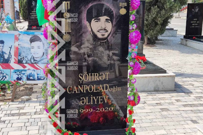 Şəhid Şöhrət Əliyevin mövlududur