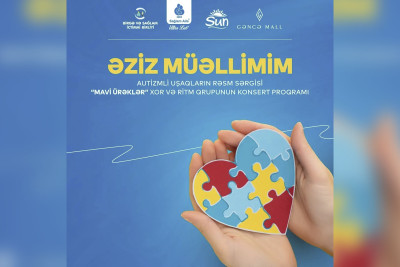 Autizmli uşaqların rəsm sərgisi baş tutacaq