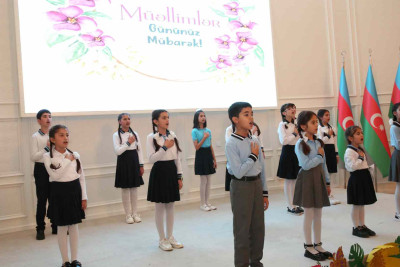 Beynəlxalq Müəllimlər Günü münasibətilə tədbir keçirilib