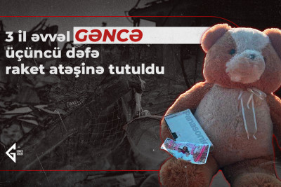 3 il əvvəl Gəncə üçüncü dəfə raket atəşinə tutuldu