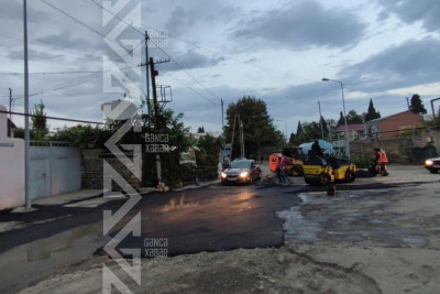 Ağamirzə Əhmədov küçəsi təmir olunub