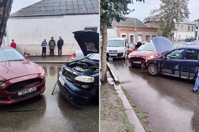 Qayda pozuntusuna yol verən sürücü qəza törədib