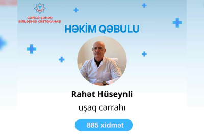 Ay ərzində ən çox xidmət göstərən həkimimiz bəlli olub