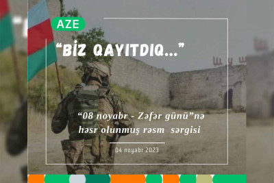 “Biz Qayıtdıq” adlı rəsm müsabiqəsi təşkil olunacaq