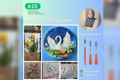 "Heykəltaraşlıq" adlı təlim təşkil olunacaq
