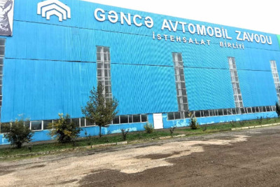 Gəncə Avtomobil Zavodunda istehsal 65 faiz artıb