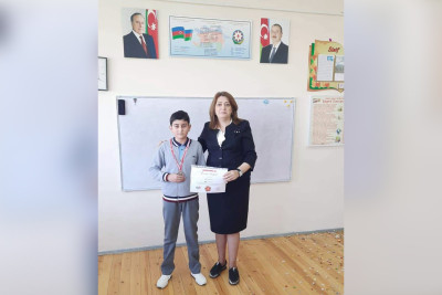 7-ci sinif şagirdi beynəlxalq olimpiadada bürünc medal qazanıb