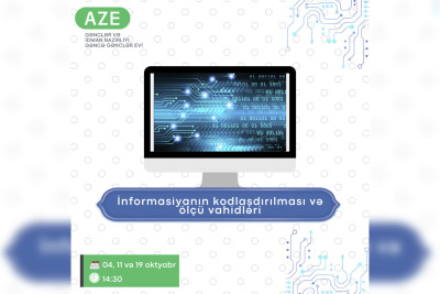 Gənclər Evində ödənişsiz kompüter dərsləri keçiriləcək