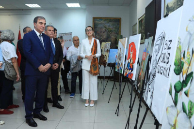 Türkiyə Cümhuriyyətinin yaranmasının 100 illiyi münasibətilə sərgi keçirilib