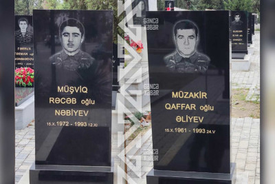 Şəhid Müzakir Əliyev və Müşviq Nəbiyevin mövlududur