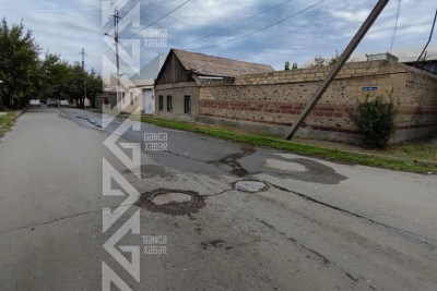 Səməd Vurğun küçəsində yeraltı boru partlayıb