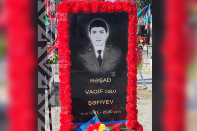 Şəhid Rəşad Şəfiyevin mövlududur