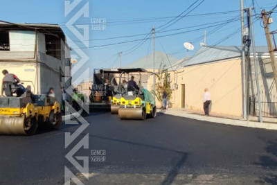 Şəhərimizin daha 3 küçəsi təmir olunur