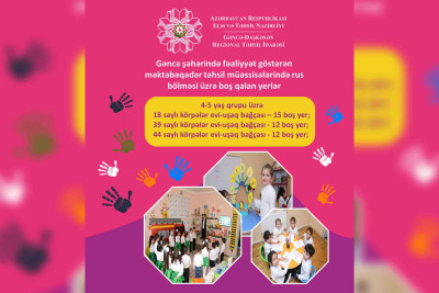 Övladlarını uşaq bağçasına qoya bilməyən valideynlərin nəzərinə