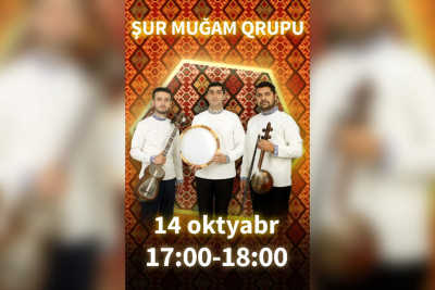 “Şur” Muğam qrupu sakinlər üçün konsert verəcək