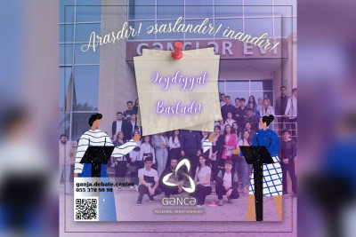 Debat bacarıqlarını inkişaf etdirmək istəyən gənclərin nəzərinə