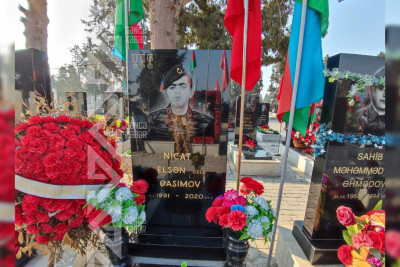 Şəhid Nicat Qasımovun mövlududur