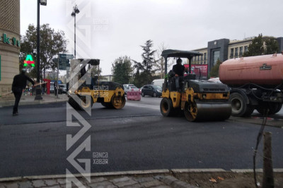 Vəli Xuluflu küçəsinə asfalt örtüyü salınır