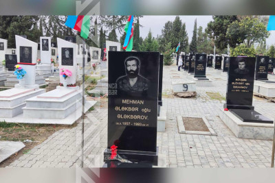 Şəhid Mehman Ələkbərovun mövlududur