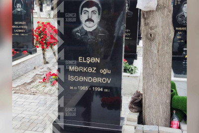 Şəhid Elşən İsgəndərovun mövlududur