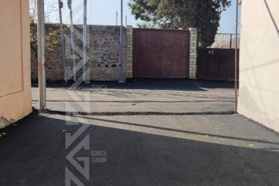 Sülh və Rüstəm Əliyev küçələrinə asfalt örütüyü salınır