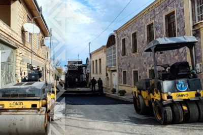 Mehdi Hüseyn küçəsində təmir işləri aparılıb